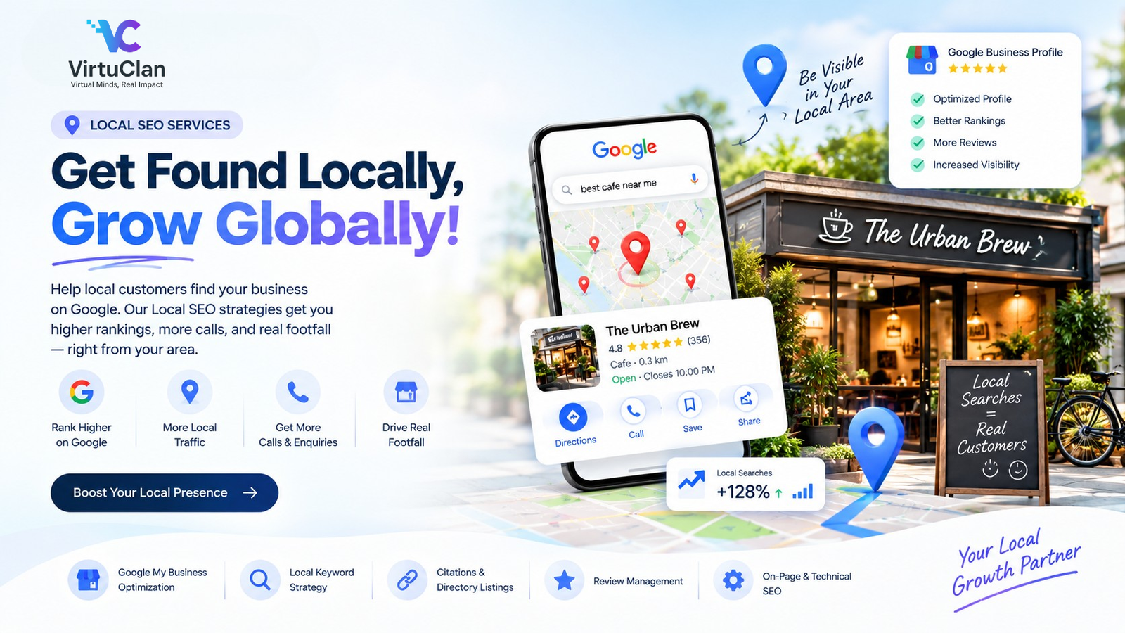 Local SEO strategy helping businesses improve local search and map visibility