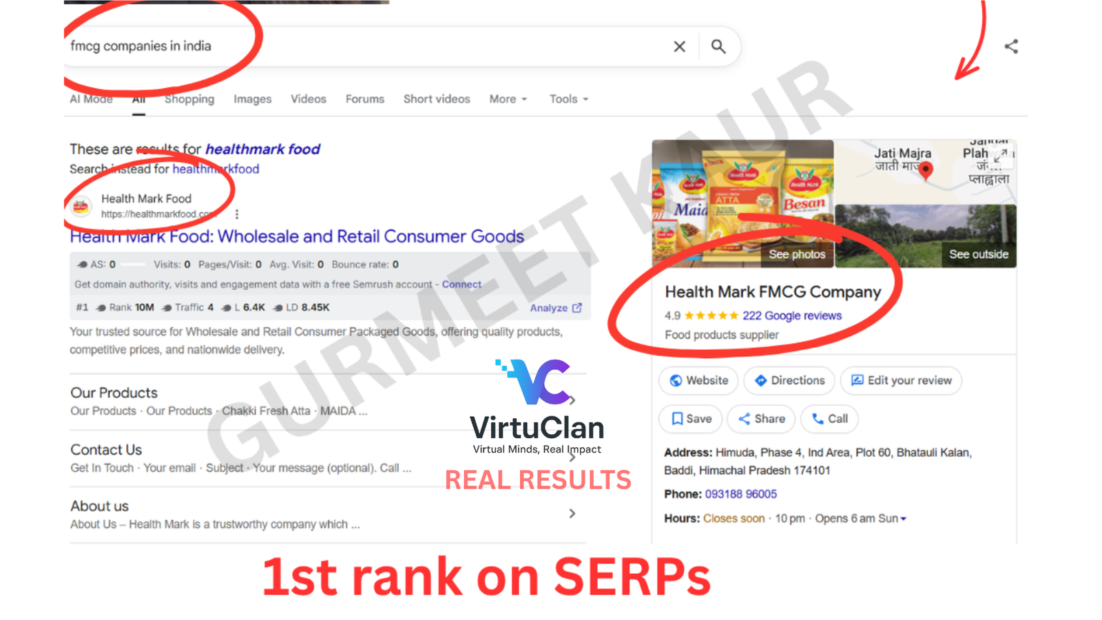 Local keyword research and search optimization planning